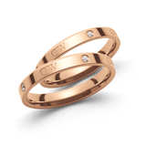 2x Classic Lumine Ring Rose Gold