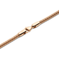Tide Mesh Necklace Rose Gold 2.8