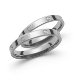 2x Classic Lumine Ring Silver