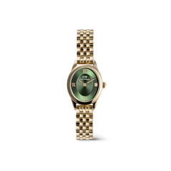 Ophelia Mini Emerald Gold