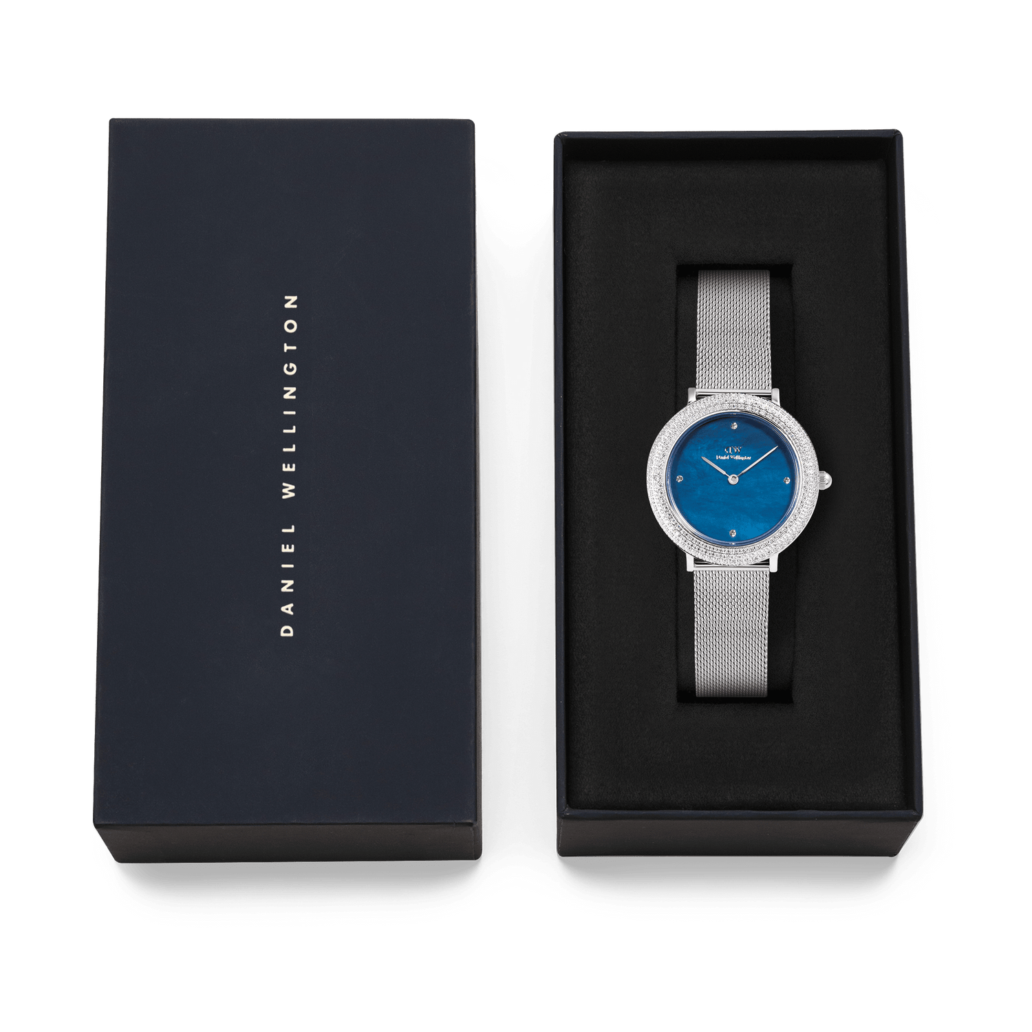 Crystalline Bezel Sterling Blue