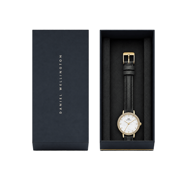 Round Analog Sheffield Gold