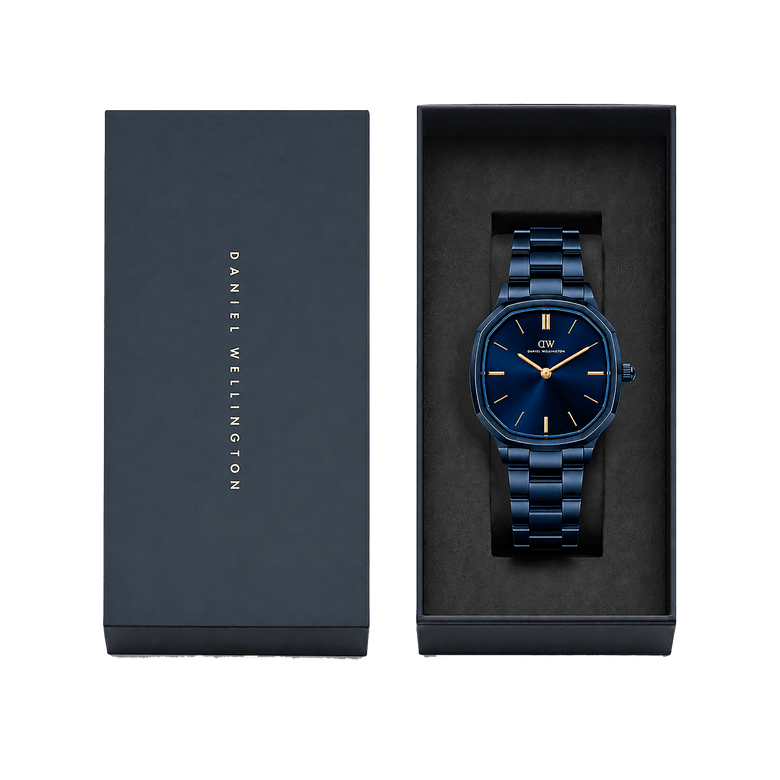 Octagonal Analog Blue