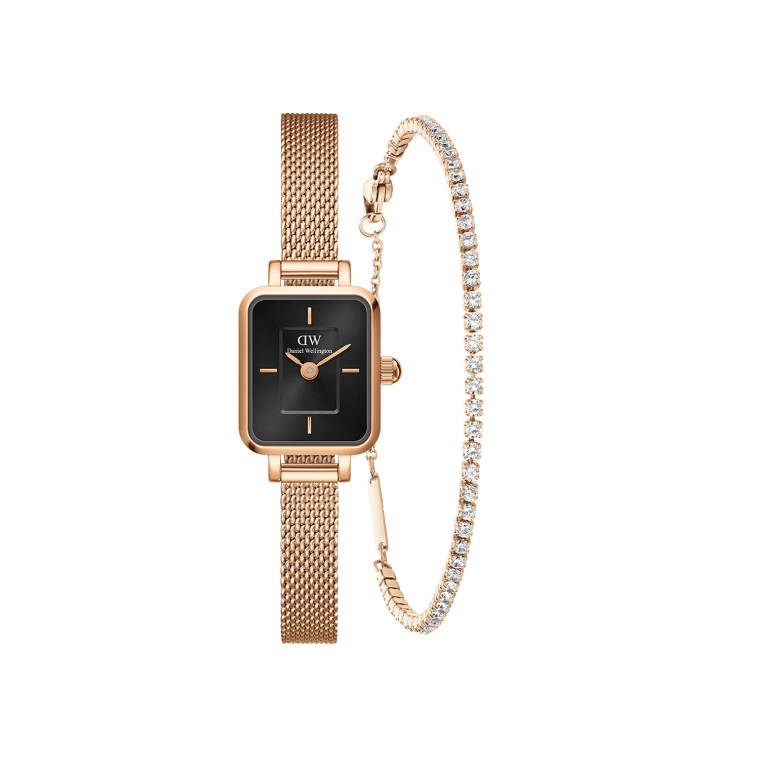 Quadro Mini + Classic Tennis Bracelet