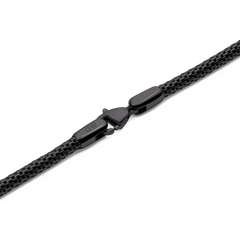 Tide Mesh Necklace Black 2.8