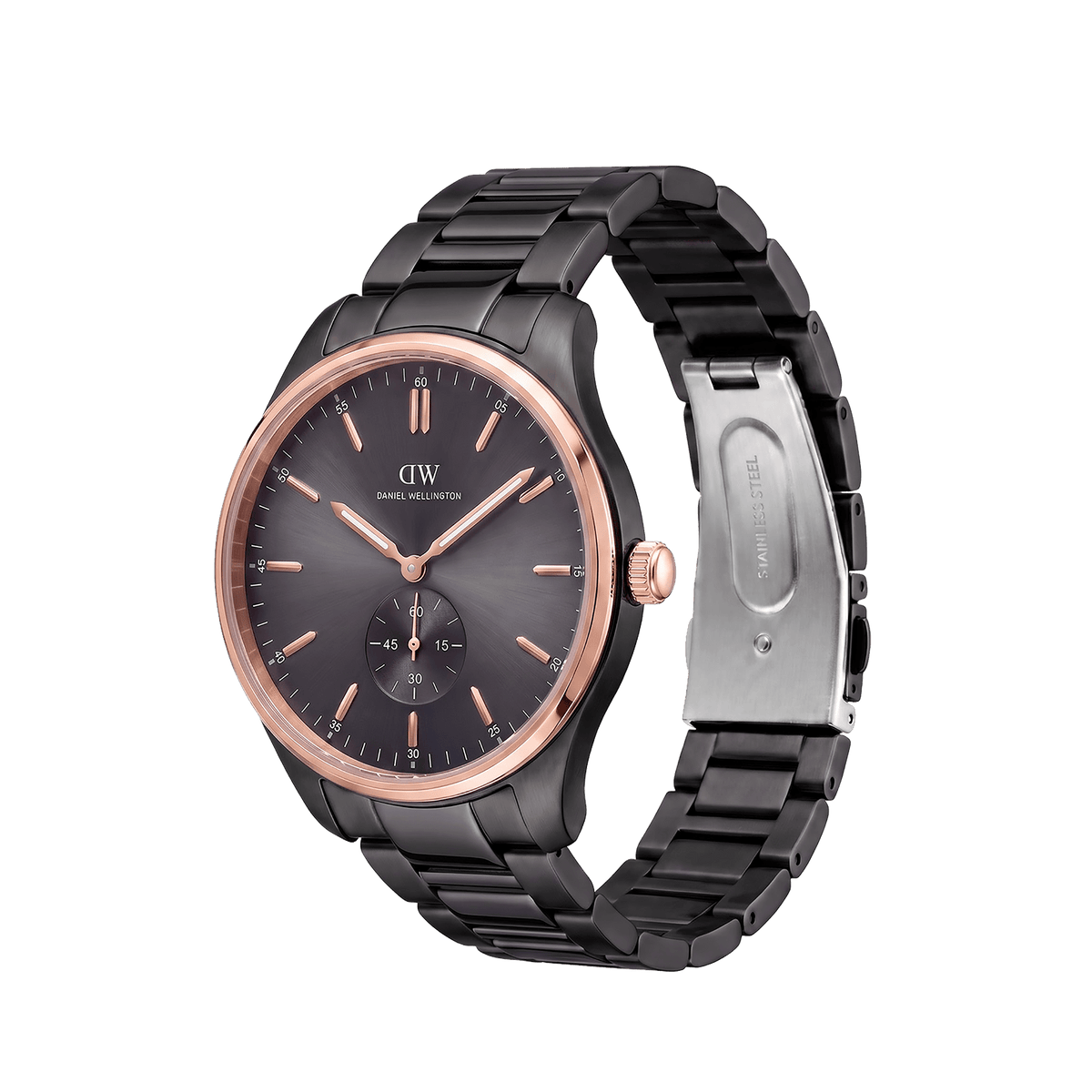 Round Analog Link Black Two Tone