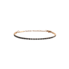 Classic Tennis Bracelet Nightfall Rose Gold