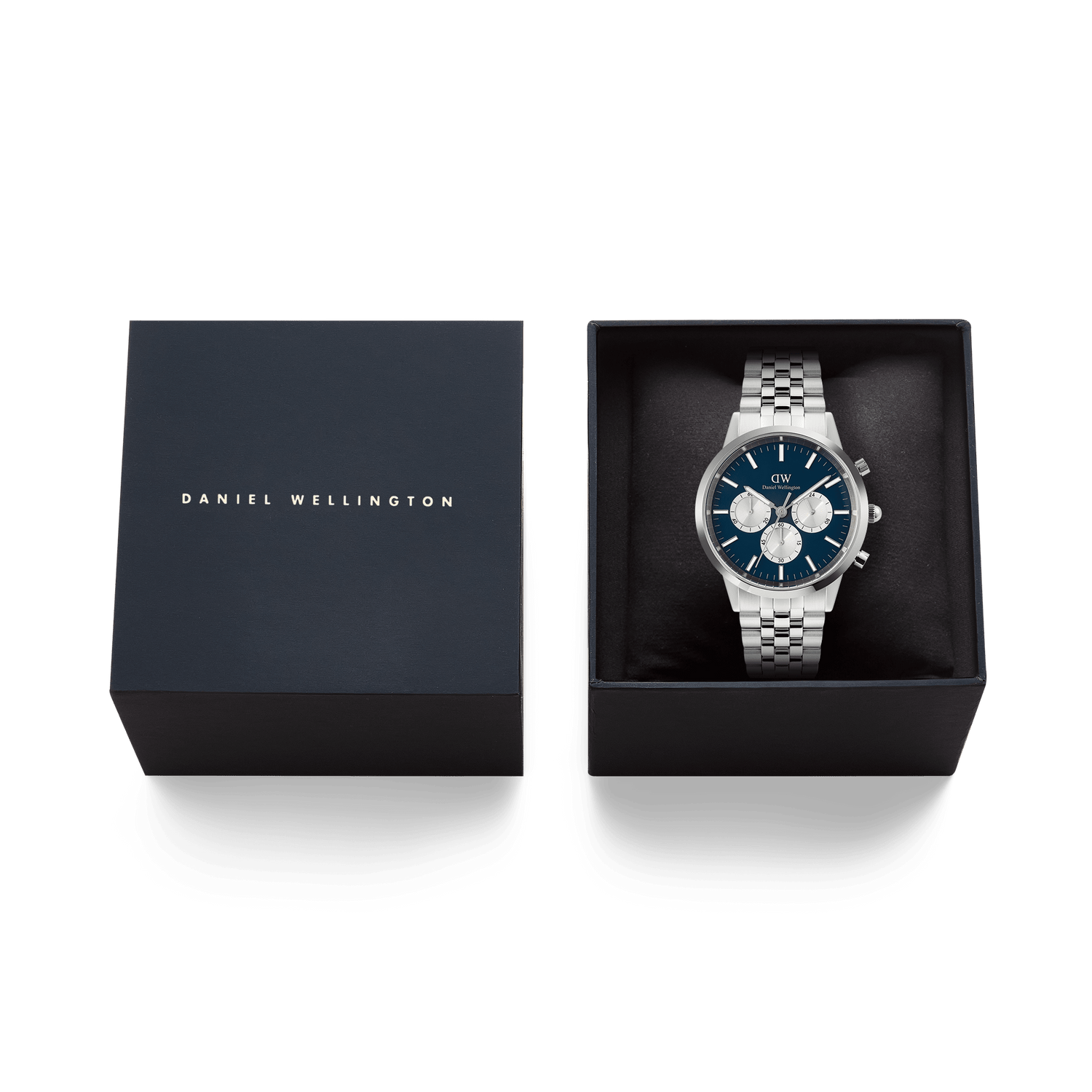 Buy Iconic Chronograph Arch 5 Link Arctic Panda Silver