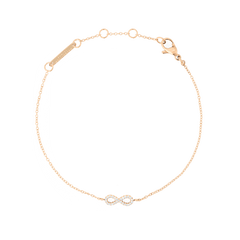 Mirelle Infinity Bracelet Rose Gold