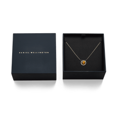 Audrey Necklace Tiger Eye Gold