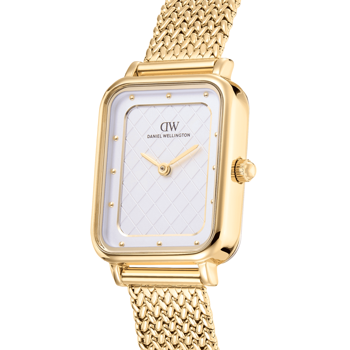 Square Analog Braided Gold