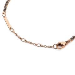 Classic Tennis Bracelet Nightfall Rose Gold