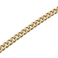 Ellipse Cuban Chain Necklace Gold