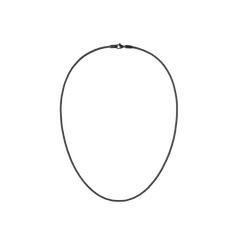 Tide Mesh Necklace Black 1.8