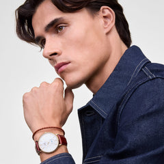 Classic Multi-Eye St Mawes Off-white Sunray Rose Gold