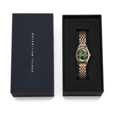 Ophelia Mini Emerald Rose Gold