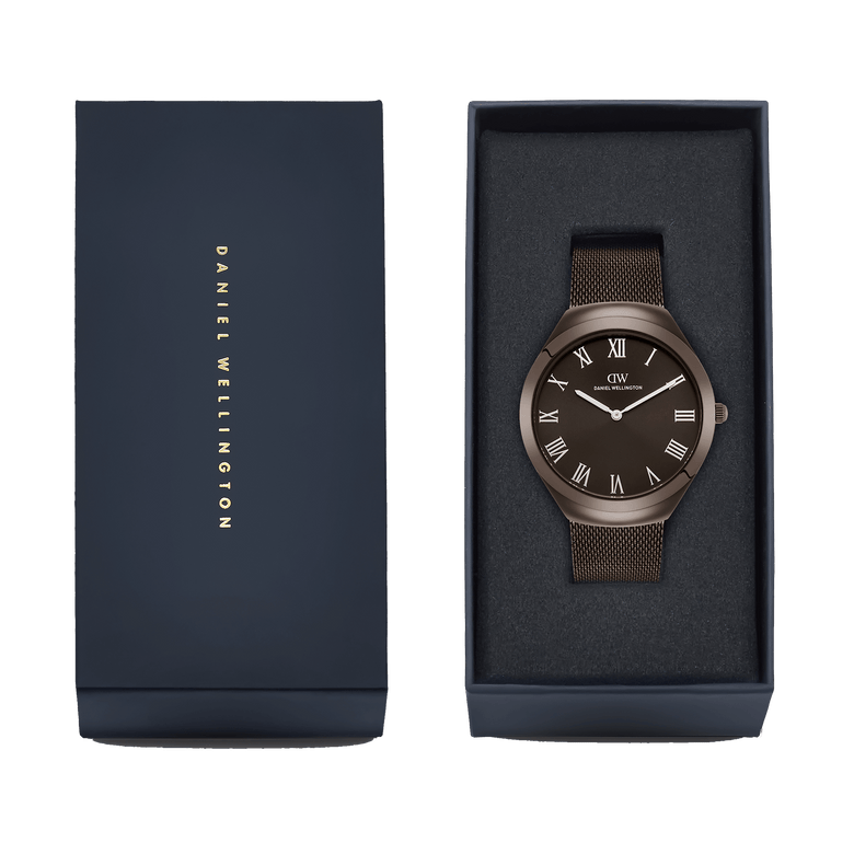 Round Analog Mesh Brown