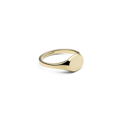 Classic Mini Signet Ring Gold