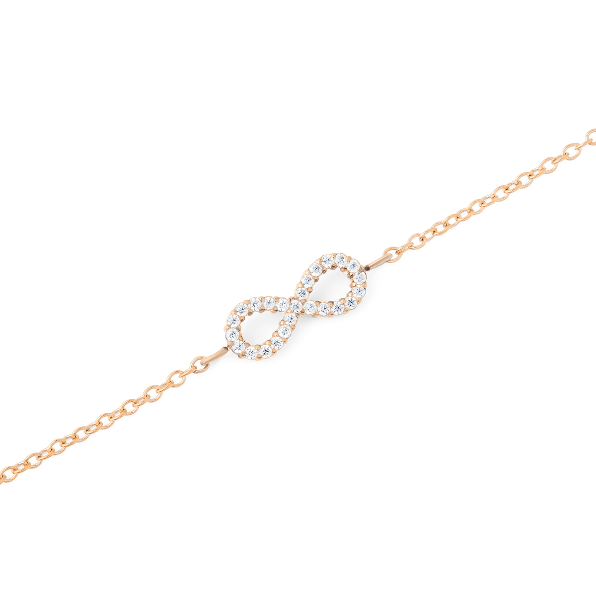 Mirelle Infinity Bracelet Rose Gold