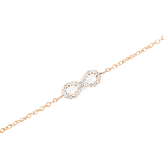 Mirelle Infinity Bracelet Rose Gold