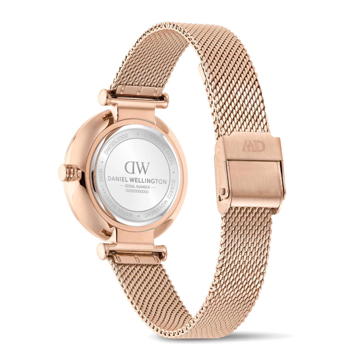 Round Analog Pink MOP Rose Gold