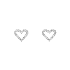 Mirelle Heart Earring Silver