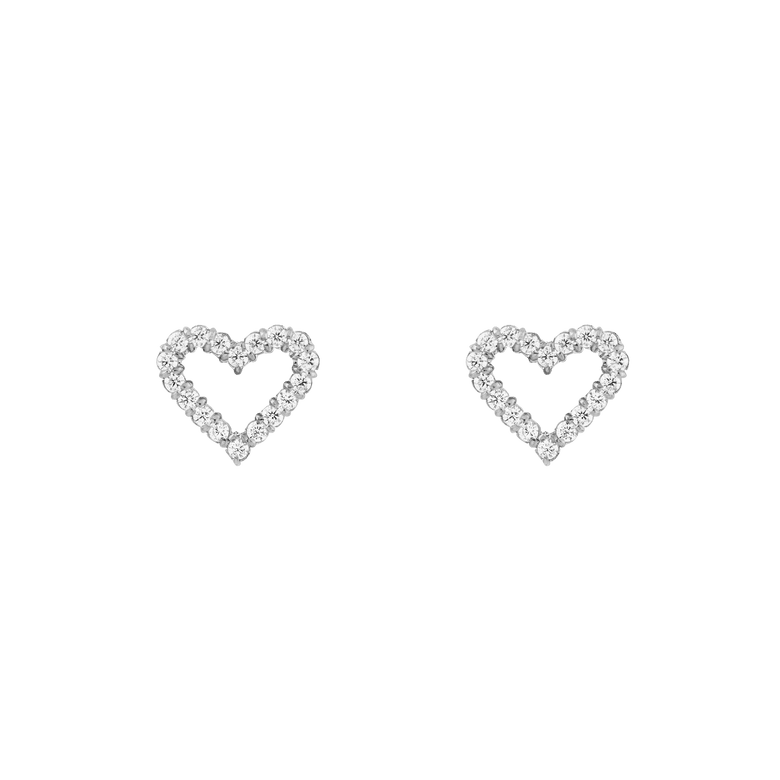 Mirelle Heart Earring Silver