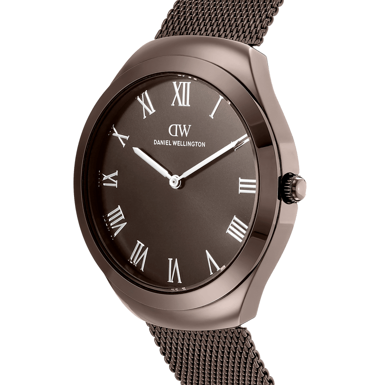Round Analog Mesh Brown