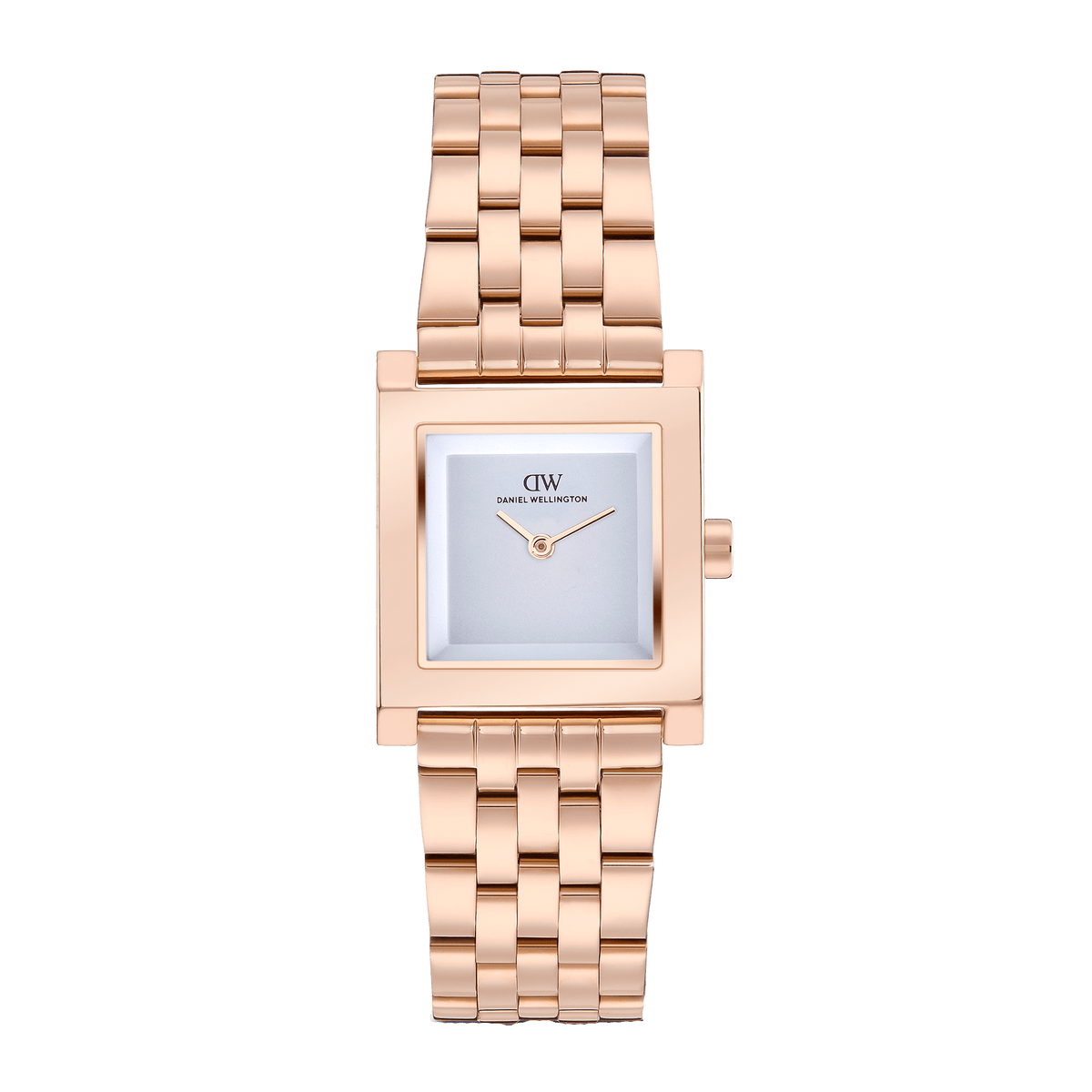 Square Analog Link Rose Gold