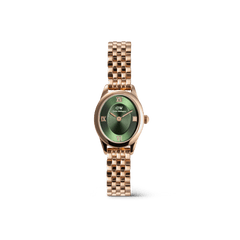 Ophelia Mini Emerald Rose Gold