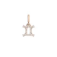 Zodiac Watch Charm Rose Gold