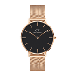 Petite Melrose Black Rose Gold