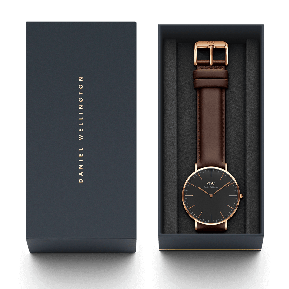 Original Daniel First Copy Daniel Wellington Bristol Black Dial