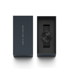 Mesh Onyx - Black watch with black sunray dial | DW
