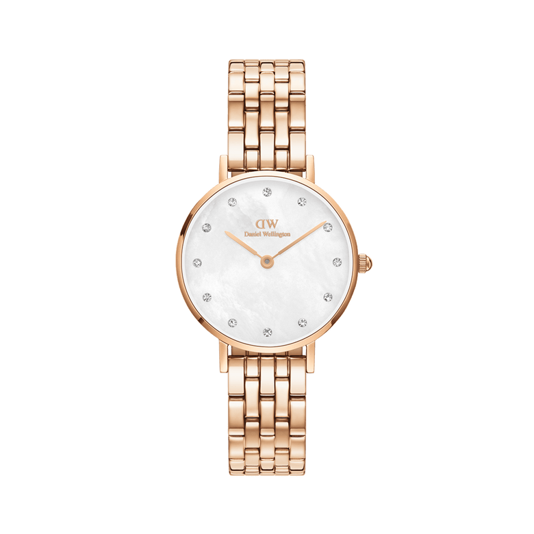Petite Lumine 5 Link Melrose White MoP Rose Gold