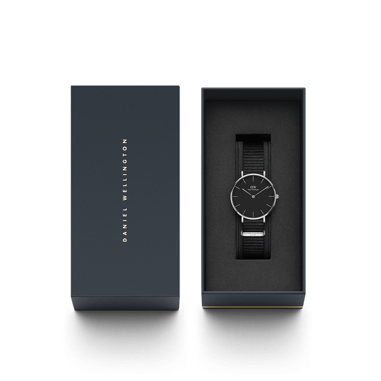 Petite Cornwall Black Silver