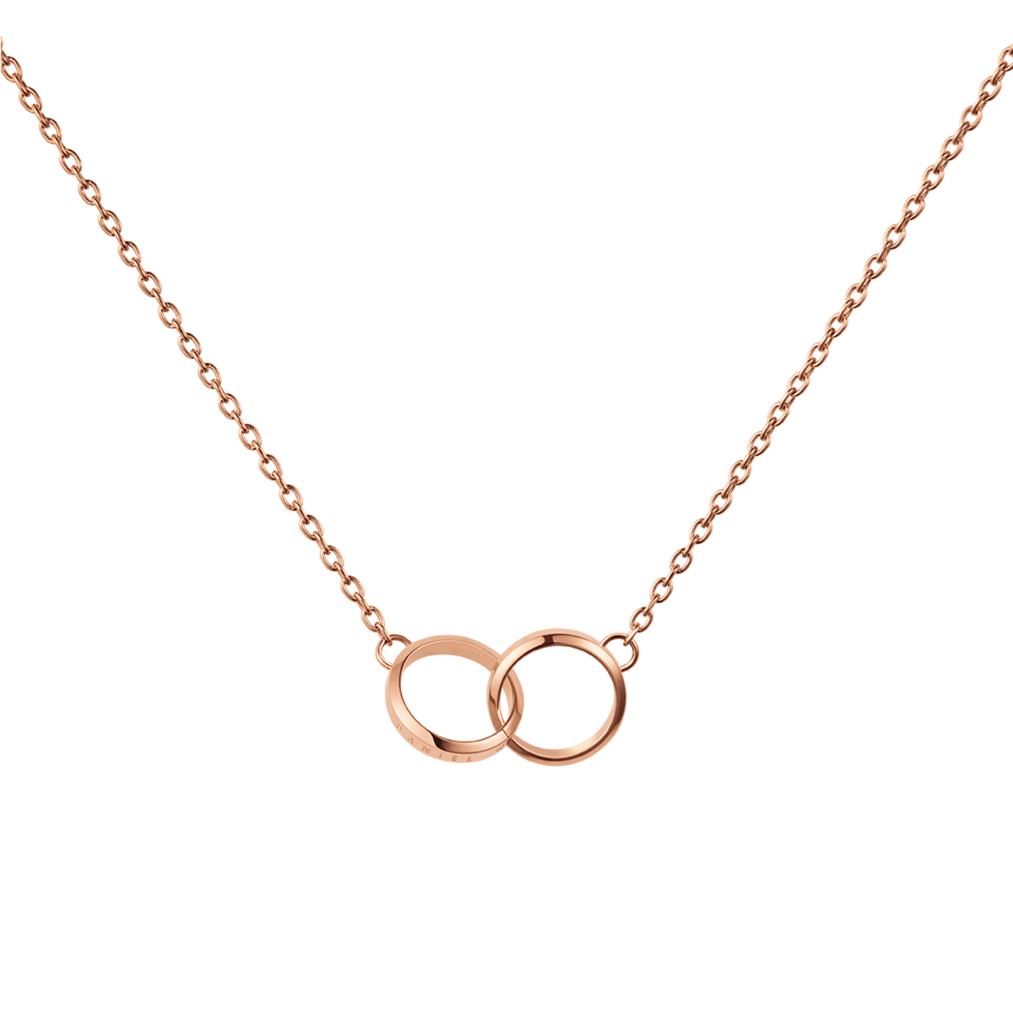 14K Gold Interlocking Rings Necklace Nesting Rings Necklace – Valerie  Madison