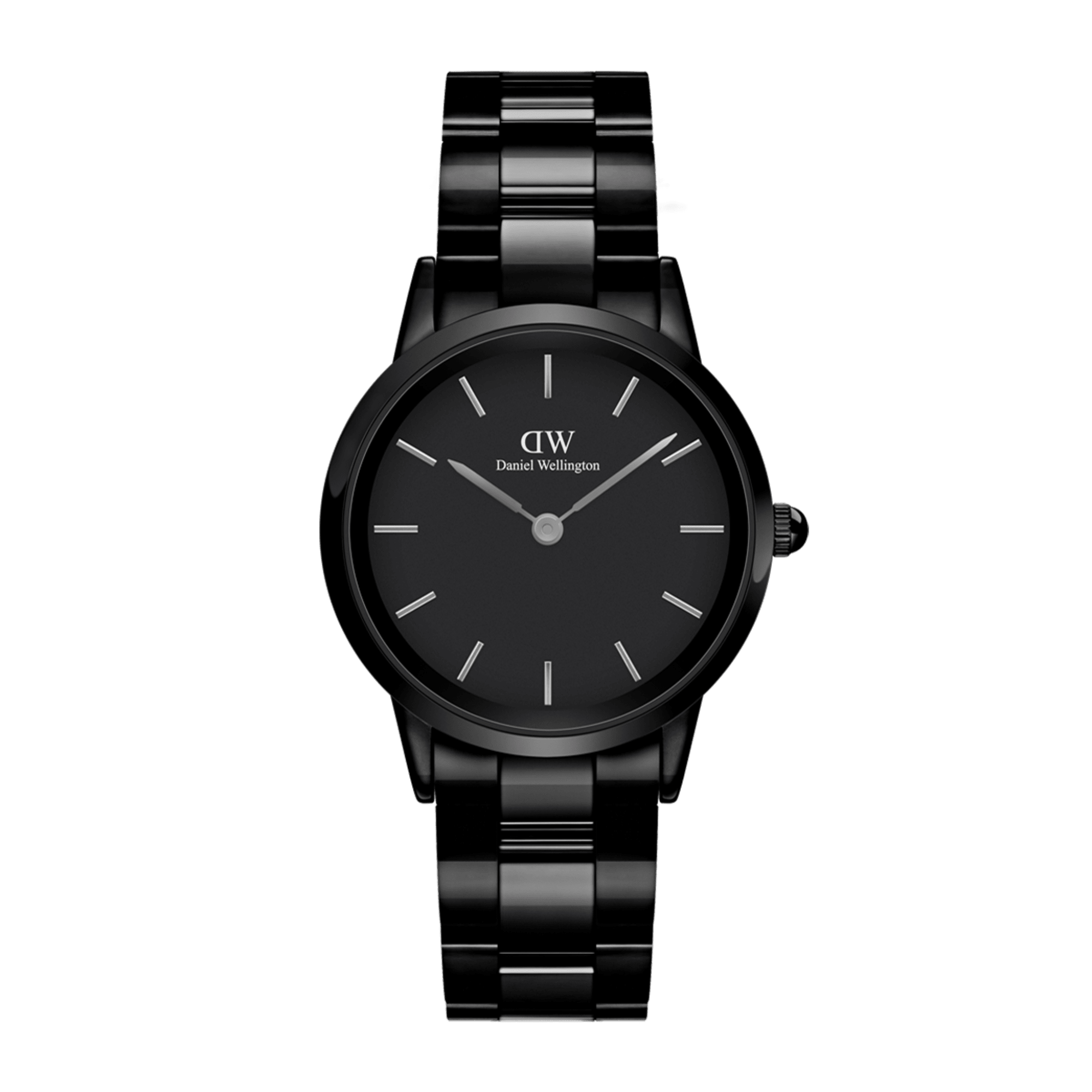 Iconic Link Ceramic Stylish black ceramic watch 32mm DW