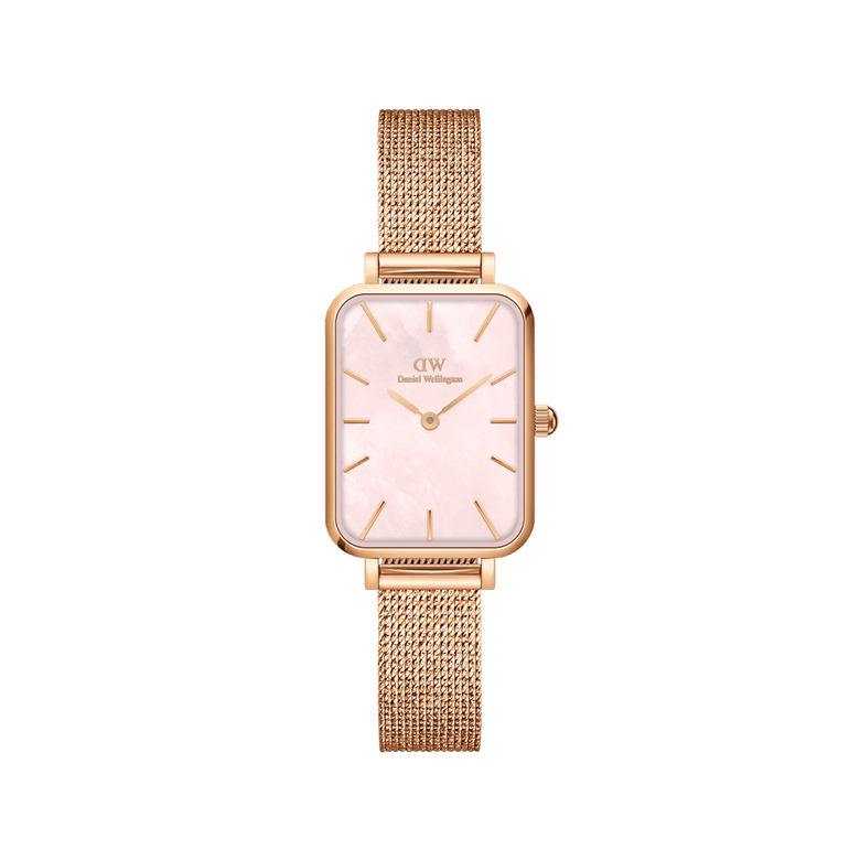 Quadro Pressed Melrose Pink MoP Rose Gold