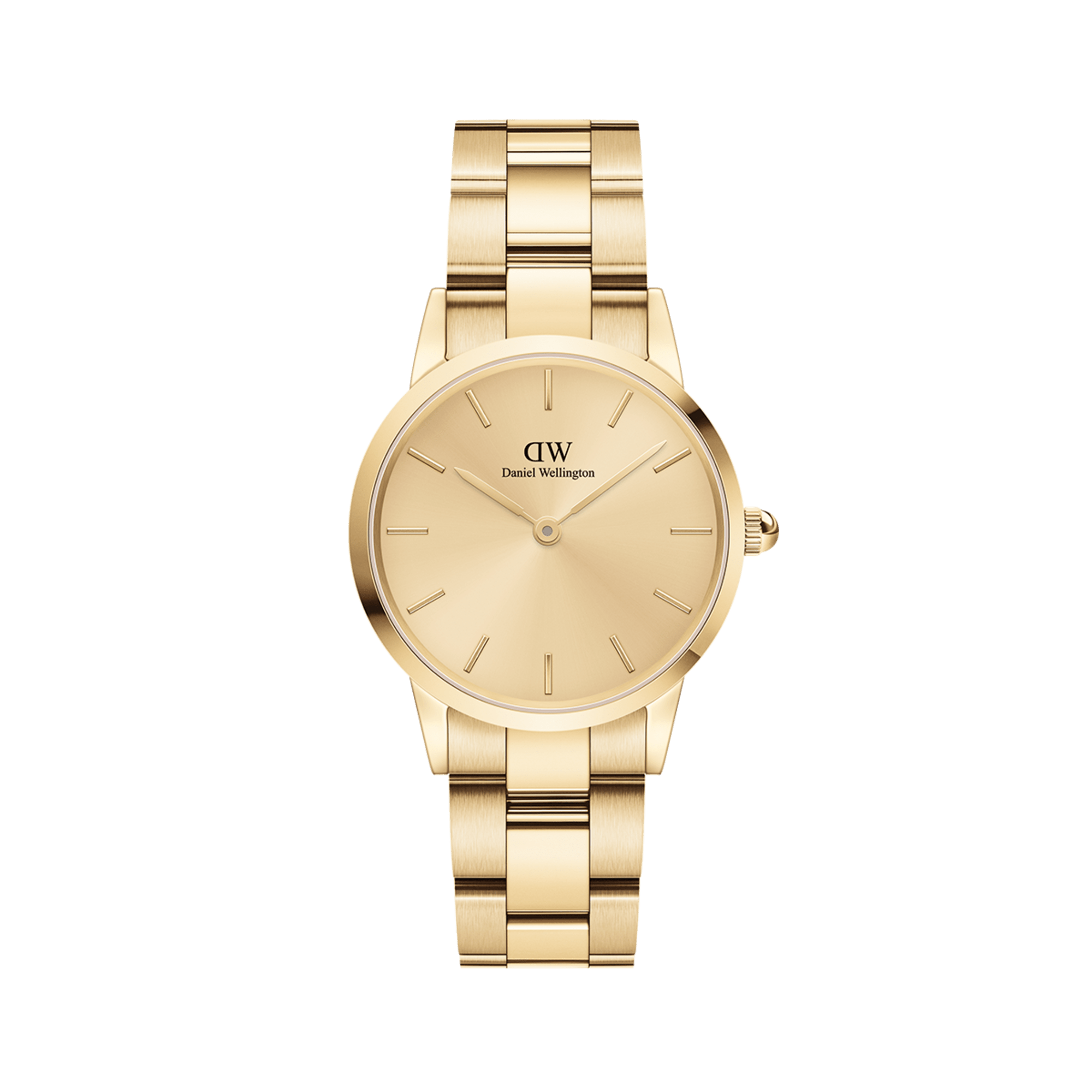 Iconic Link Unitone Gold watch with steel link 28mm DW